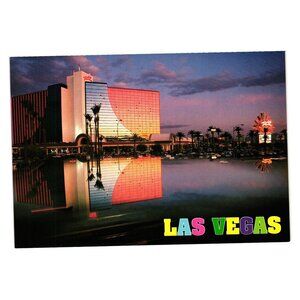 Las Vegas Hotel Rio Casino Suites Vintage Postcard Sunset Vacation Resort
